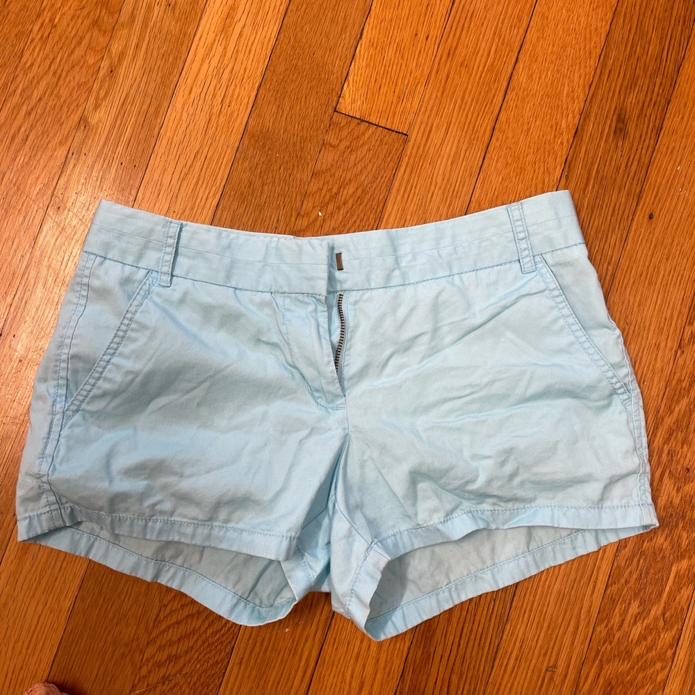 J. Crew Blue Bermuda Shorts Lightweight Cotton